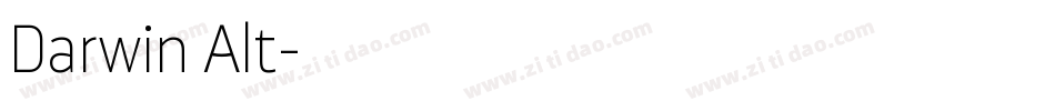 Darwin Alt字体转换